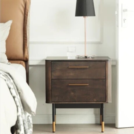 Mesa de luz WILSHERE Negro - UNICO