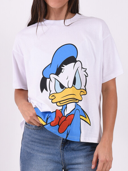 REMERA DONALD BLANCO