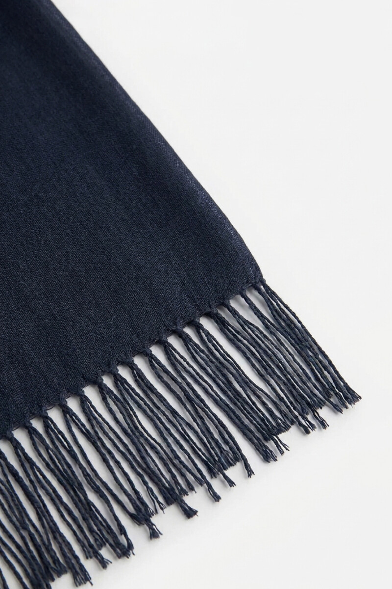 Pashmina 100% Lino azul marino