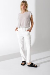 Pantalon Rosa Blanco