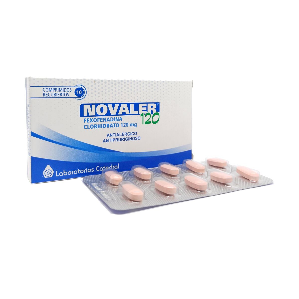 NOVALER 120 MG CJ X 10 COMP. REC. 