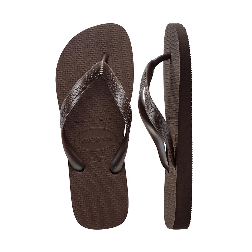 Sandalias Havaianas Top Tiras Mujer Cafe