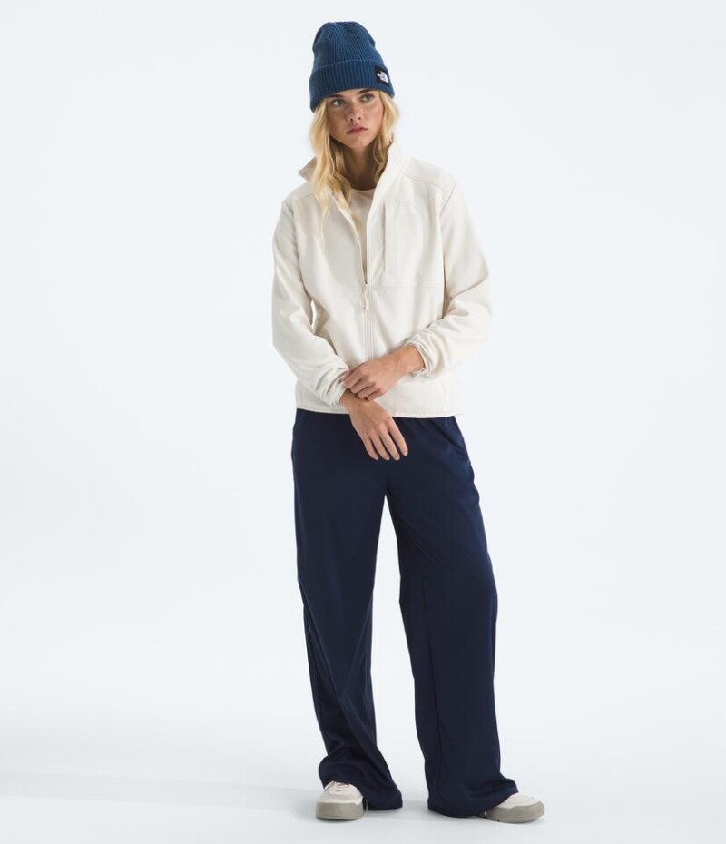 Campera polar con cierre White Dune