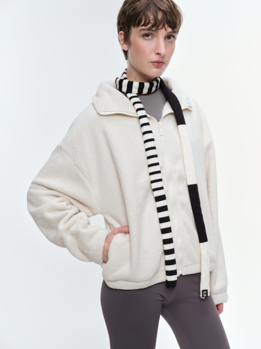 Campera Teddy - Blanco 