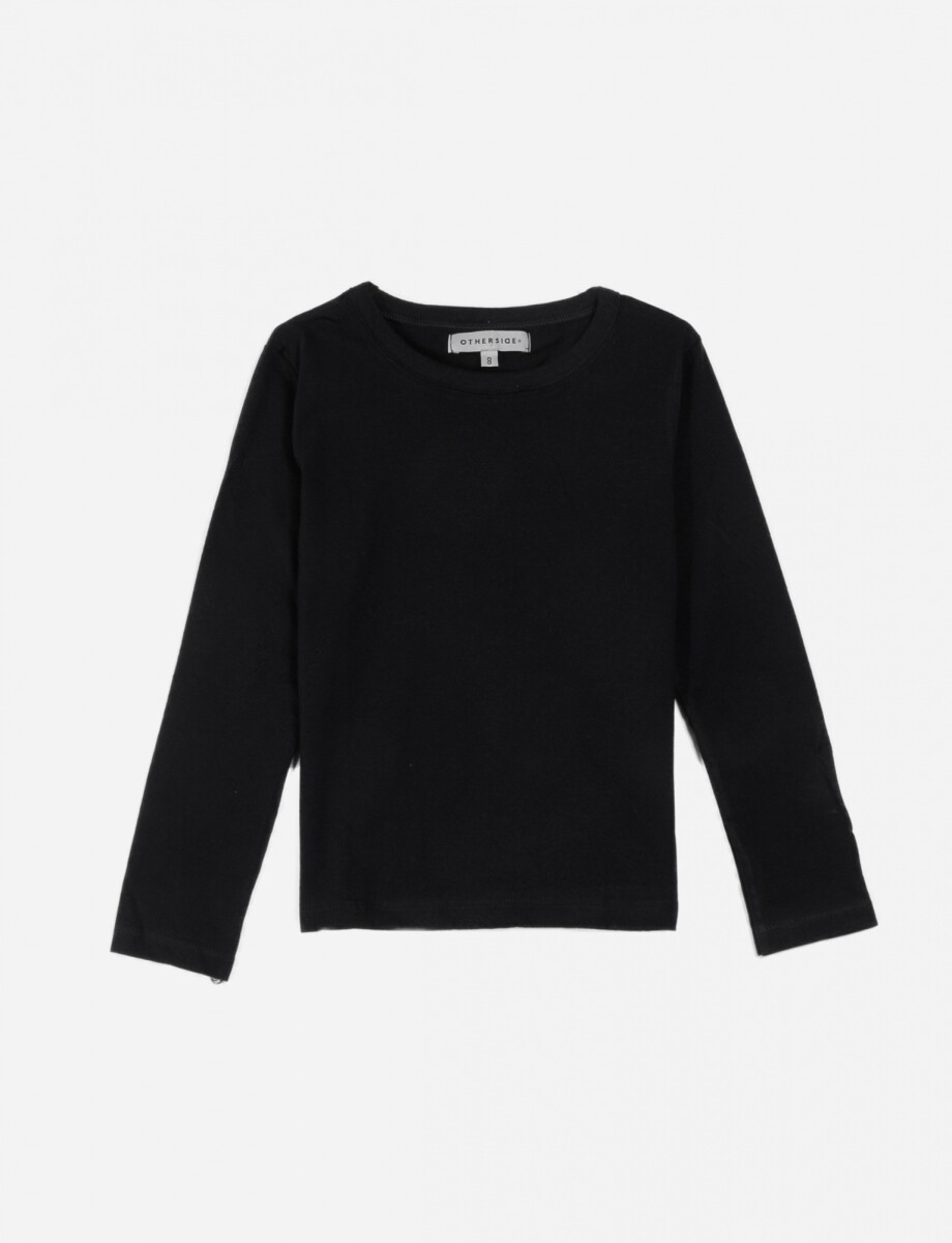 Camiseta manga larga - Negro 