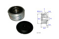 Polea Alternador Marcha Libre Mercedes Benz A 160 (W169)/A 150 (W169)/B 180 (W245)/B 200 (W245) 03-13 Polea Alternador Marcha Libre Mercedes Benz A 160 (W169)/A 150 (W169)/B 180 (W245)/B 200 (W245) 03-13
