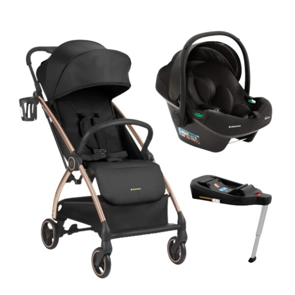 Travel system JOY KIKKABOO ISOFIX negro