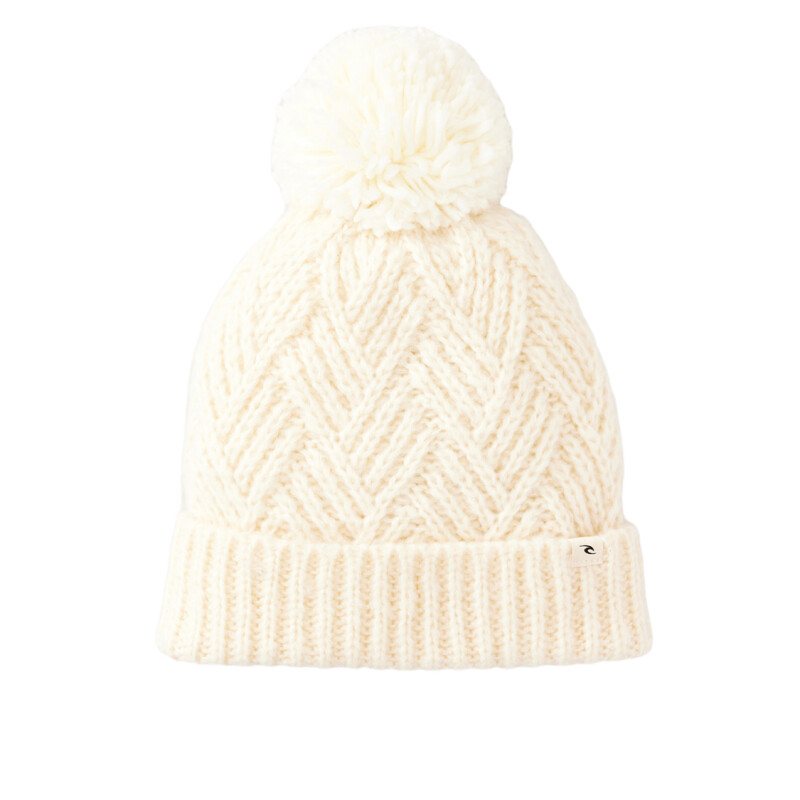 Gorro Lana Rip Curl Premium Reg Pom Pom Beanie - Beige Gorro Lana Rip Curl Premium Reg Pom Pom Beanie - Beige