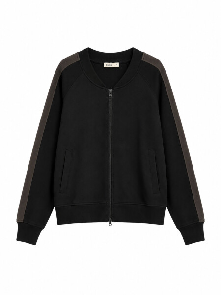 CAMPERA BIANCA NEGRO