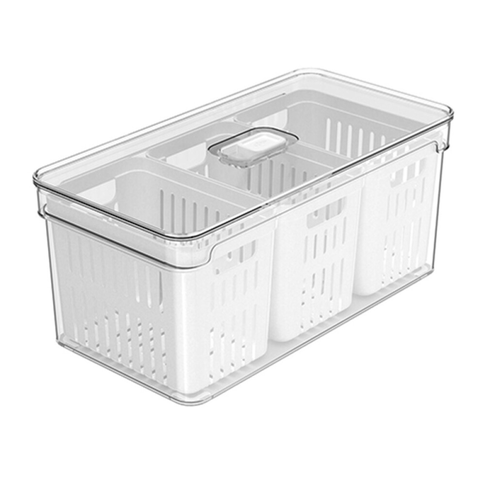Organizador Heladera Grande l 3 Cestos Organizador Heladera Grande l 3 Cestos