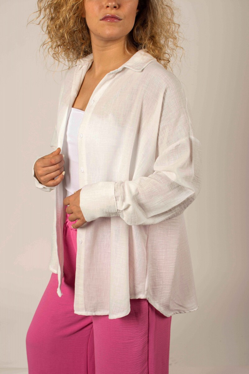 Camisa Guadalupe blanca