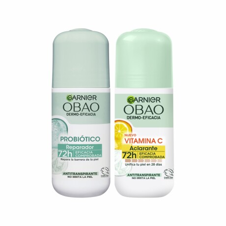 Pack Obao Roll On Dermo Protección Diaria Probiotico y Vitamina C Pack Obao Roll On Dermo Protección Diaria Probiotico y Vitamina C