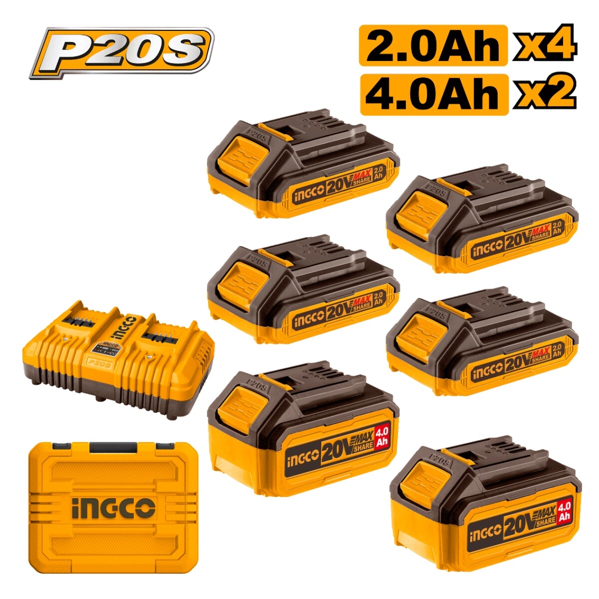 Set X 6 Baterias COSLI230701 20V P20S 