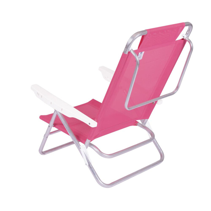 Silla Summer 6 Posiciones Aluminio ROSA