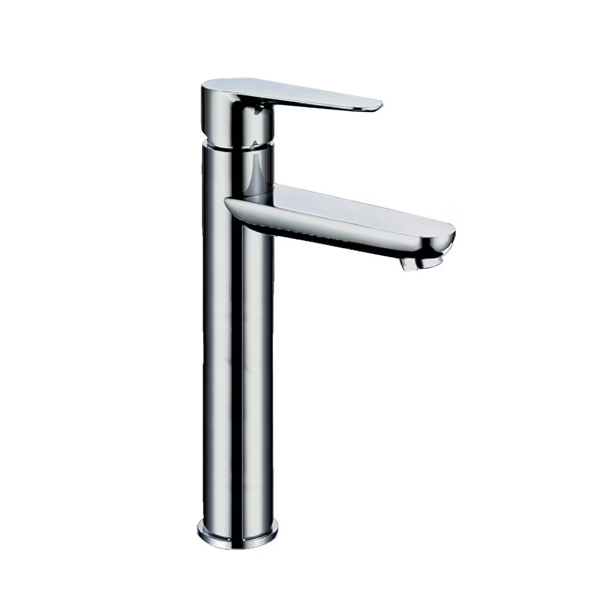 Grifería De Lavatorio Monocomando Alto De Mesada Euro Cromado 