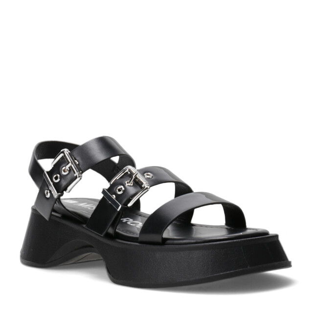 Sandalias de Mujer Miss Carol Sandalia BITOLA con hebillas Negro