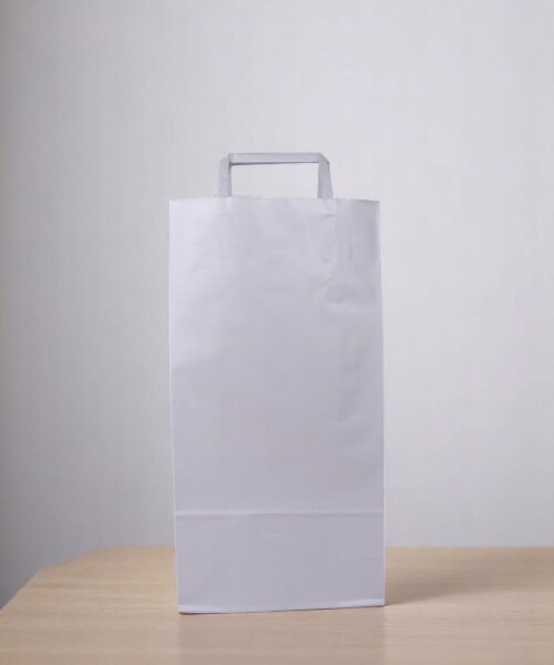 Bolsa lisa acuario 22x10x42 cm BLANCO