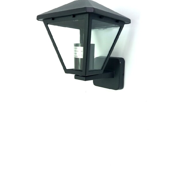 Farol de Pared 4 caras Arriba Negro Farol de Pared 4 caras Arriba Negro