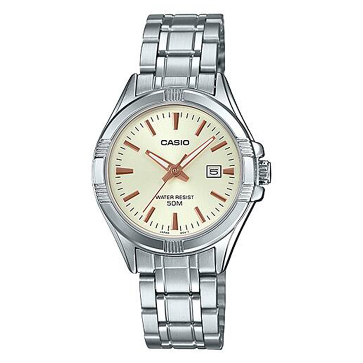 RELOJ CASIO LTP1308D-9AVDF Clasico Acero Plateado 