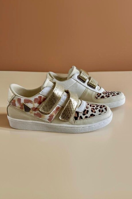 Sneakers Dallas Natural Y Print Con Arte Nude Sneakers Dallas Natural Y Print Con Arte Nude