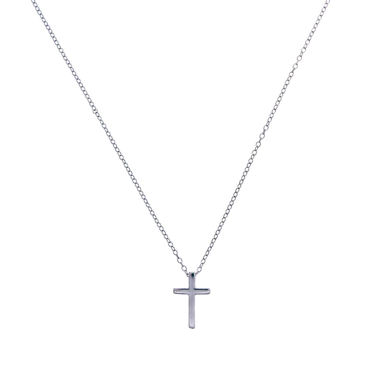 Cadena y dije de Plata 925 Rodinada, CRUZ 