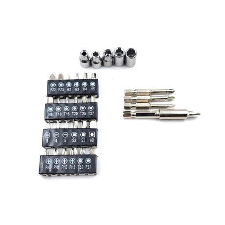 ATORNILLADOR A BATERIA 3.6V LITIO JUEGO 36 PCS HARDEN ++ N/a