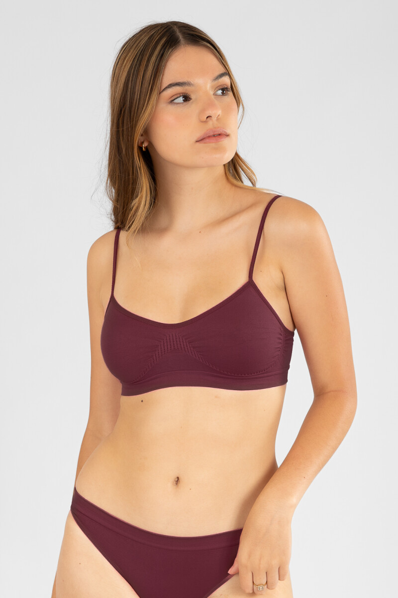Soutien bretel fino prili Berenjena