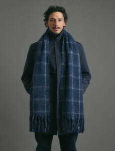 700895 BUFANDAS HARRINGTON LABEL Azul Oscuro