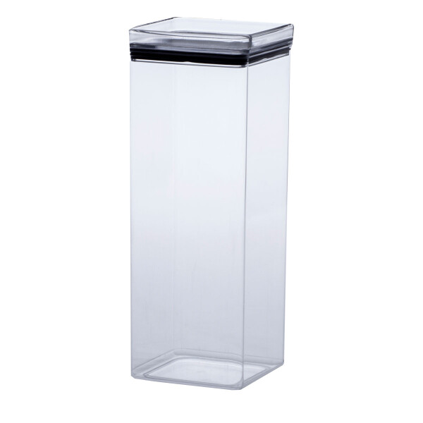 POTE HERMETICO LUMINI CUADRADO 2.2 LT TRANSPARENTE