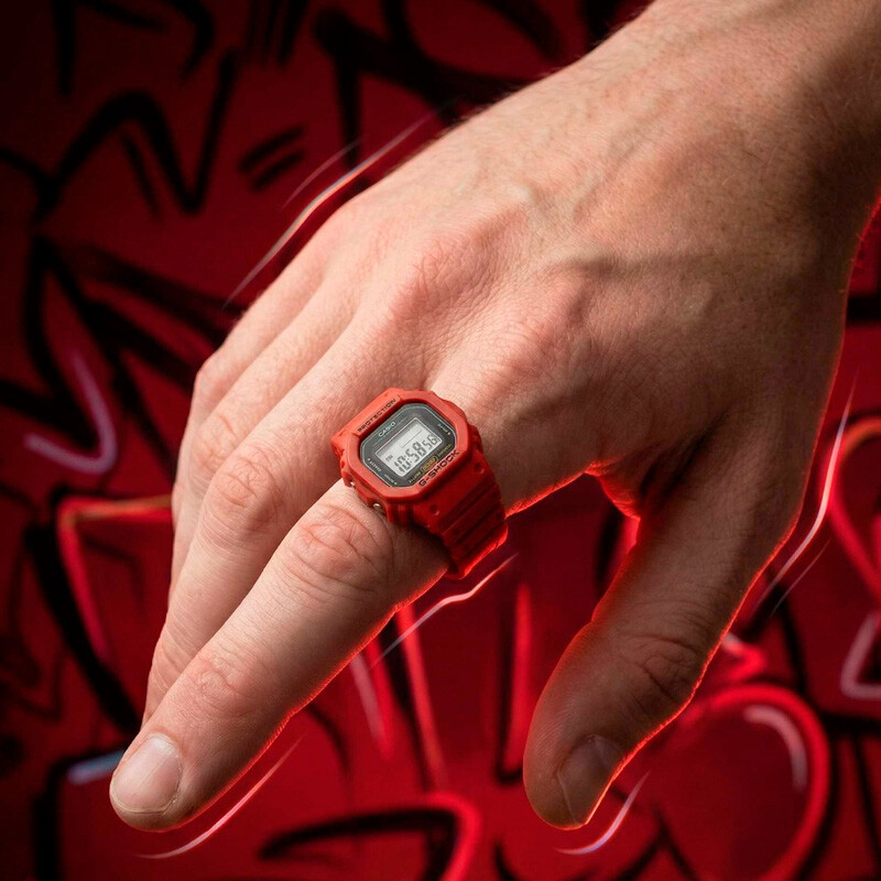 Anillo G-Shock Casio Reloj Digital Unisex DWN-5600 4DR