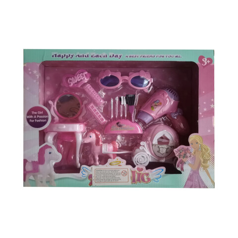 Set de Belleza Peluquería con Pony en Caja U