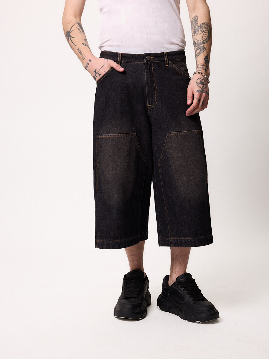 BERMUDA JEAN BARGO DIXIE Gris Oscuro
