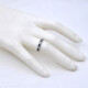 Anillo En Oro 18K Blanco Con Brillantes Y Zafiros Anillo En Oro 18K Blanco Con Brillantes Y Zafiros