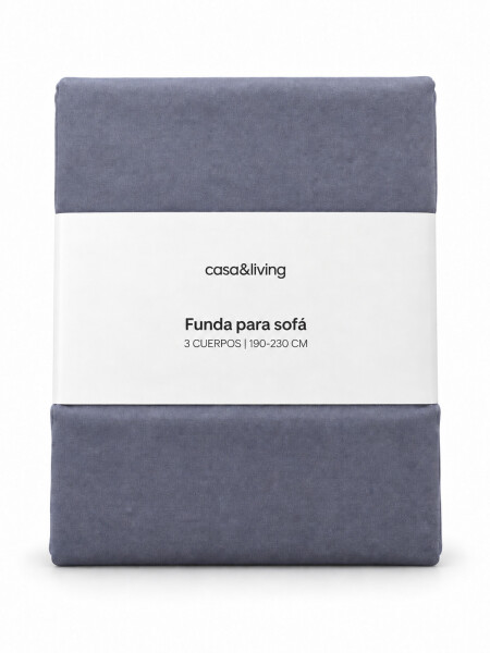 FUNDA SOFA 3 CUERPOS GRIS