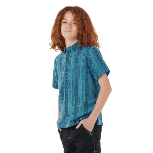 Camisa Rip Curl Raw Energy Stripe - Niño Camisa Rip Curl Raw Energy Stripe - Niño
