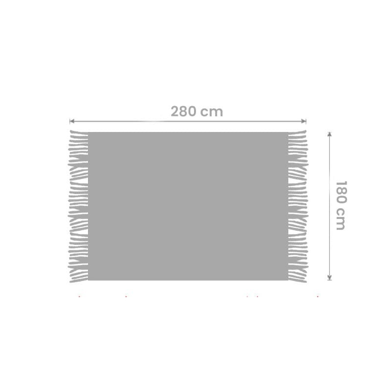 Manta para Sillon y Cama con diseños Semicírculo 280cm
