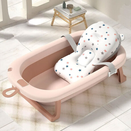 Set x 3 Bañito Bebé Plegable Control De Temperatura Rosa