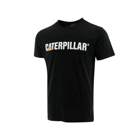 REMERA CATERPILLAR LOGO TEE PITCH BLACK