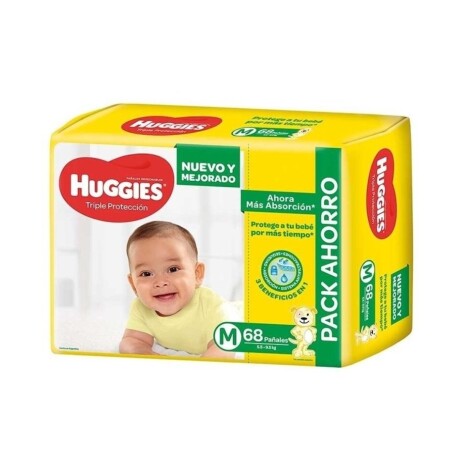 Pack X68 Pañales Huggies Classic M 001