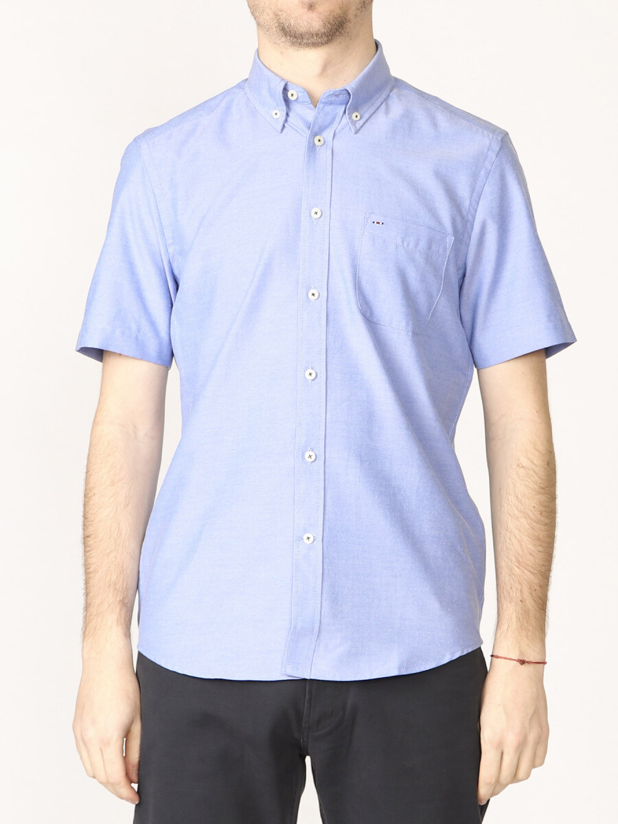 Camisa Harrington Label - Azul 