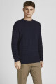 Sweater Cal Tejido Texturizado Navy Blazer