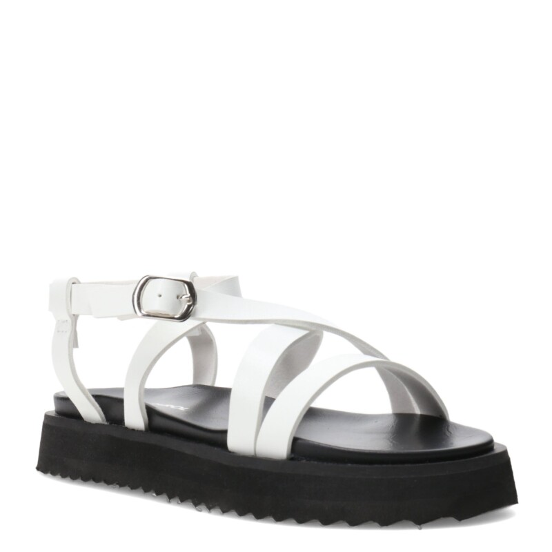 Sandalias de Niña MINI Miss Carol Califa con Hebilla Blanco