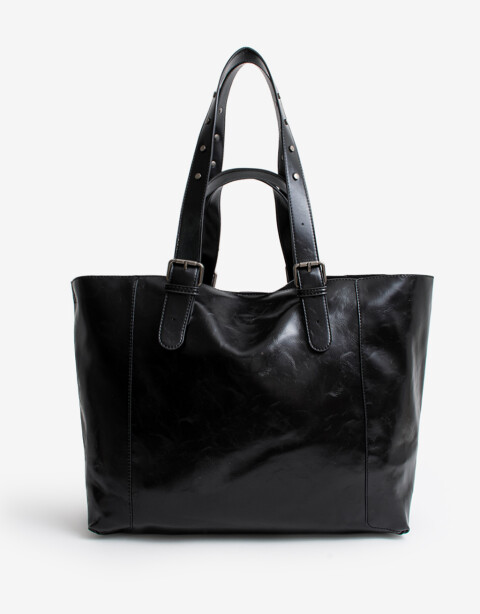 Shopper Cartera Shopper Con Tachas - Negro