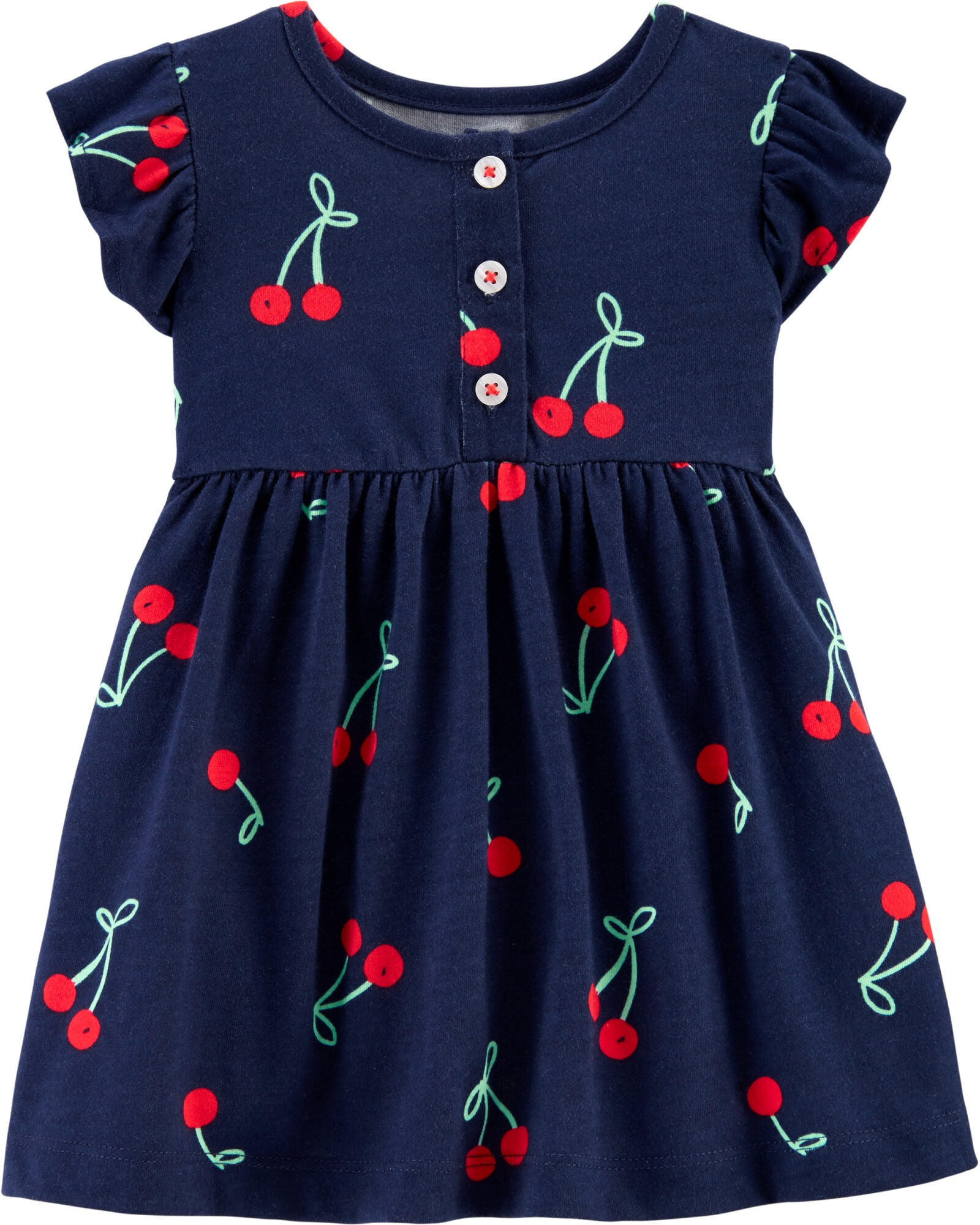 Vestido botones sales delanteros