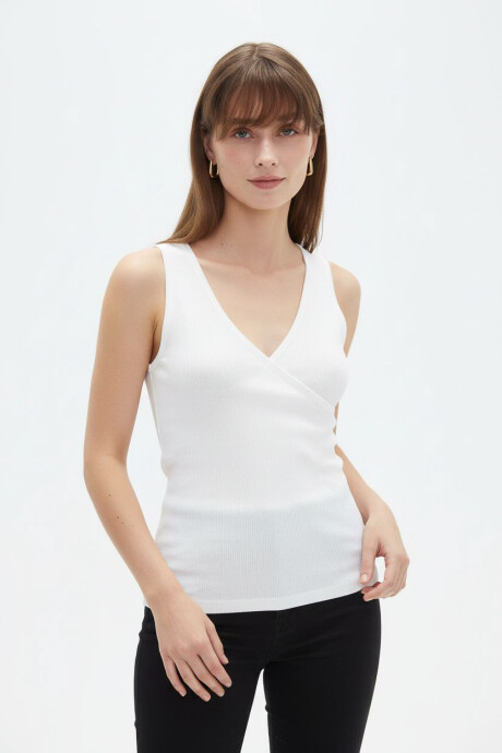 Musculosa Hilar Marfil / Off White