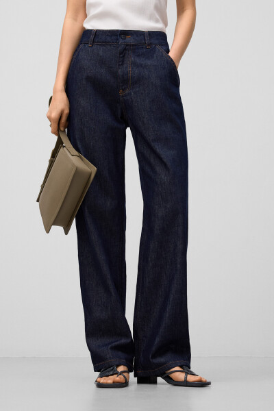 PANTALÓN RECTO Azul