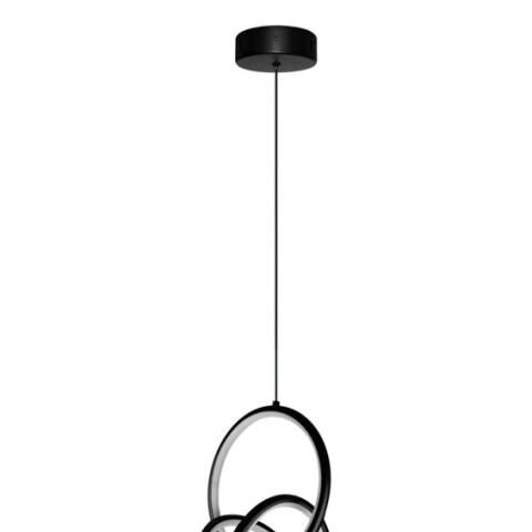 COLGANTE LED ONDA ALUM NEGRO 24W 3000K BIVOLT COLGANTE LED ONDA ALUM NEGRO 24W 3000K BIVOLT