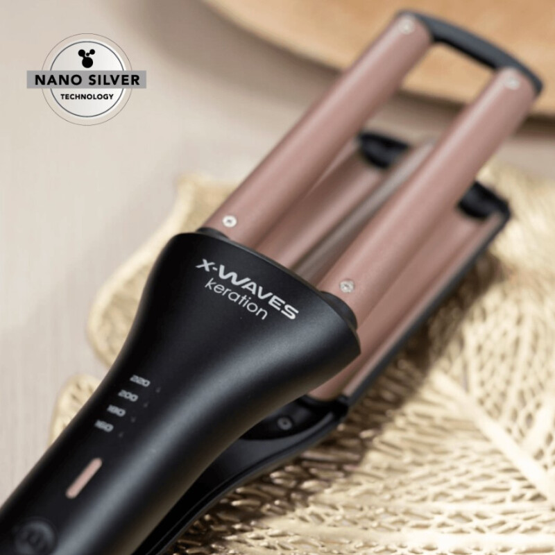 Rizador Gama Italy Keration X-Waves Ondas Playeras Profesional Digital Rizador Gama Italy Keration X-Waves Ondas Playeras Profesional Digital