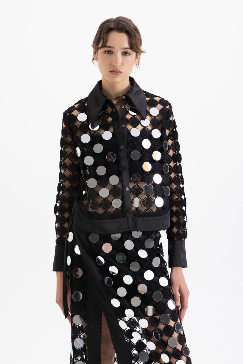 CAMISA MIRRORS Negro