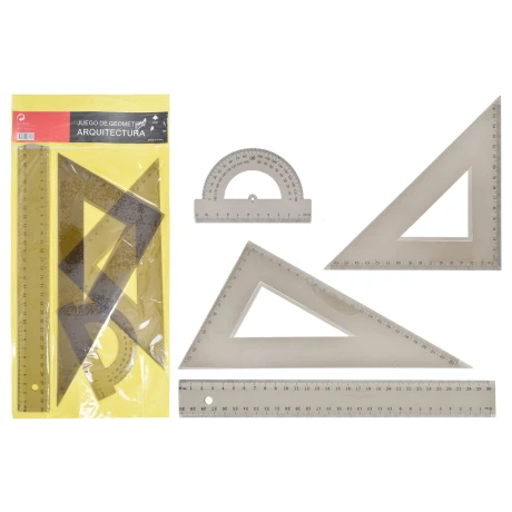 JUEGO GEOMETRIA 4PCS 30CM JUEGO GEOMETRIA 4PCS 30CM